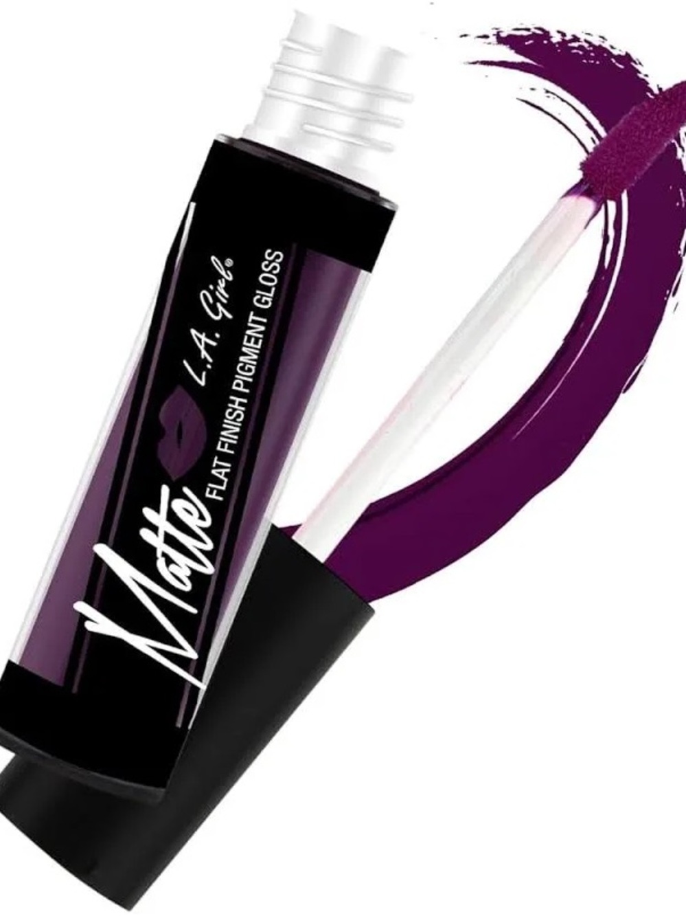 L. A. Girl Matte Flat Finish Pigment Gloss In Black Current 0.17 Oz
